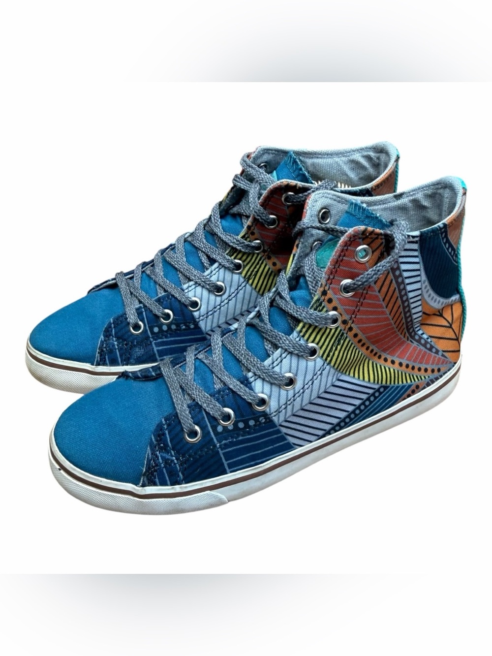 INKKAS Cyprus Canvas High Top Unisex Shoes Wo’s 9 Mens 7 Sneakers Shoes